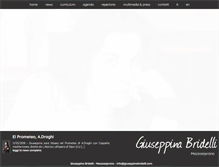 Tablet Screenshot of giuseppinabridelli.com